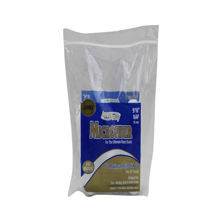 Arroworthy ArroWorthy Microfiber 6.5 in. W X 9/16 in. Mini Paint Roller Cover 3 pk 6.5-MFR4-3PKJ